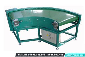 Curved PVC conveyor